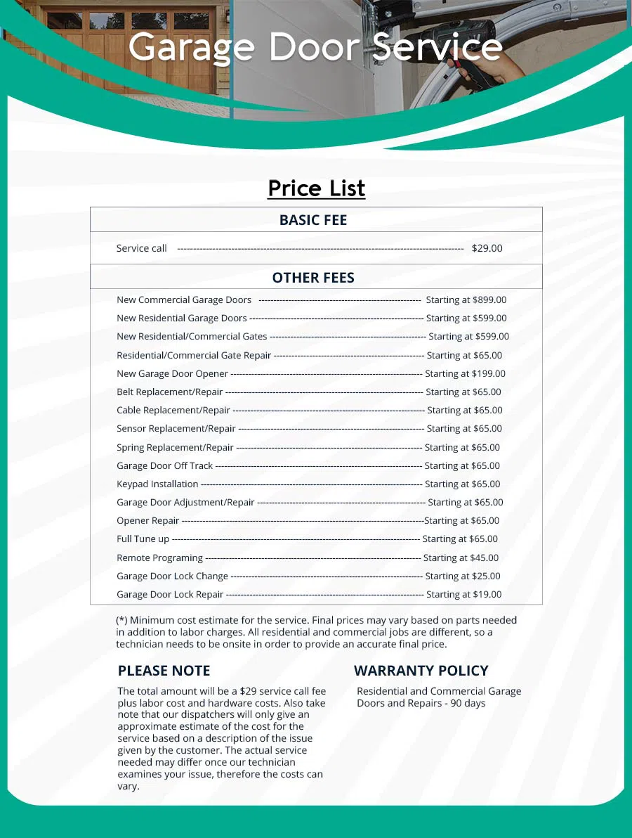 Central Garage Door Service Northvale, NJ 201-465-4031